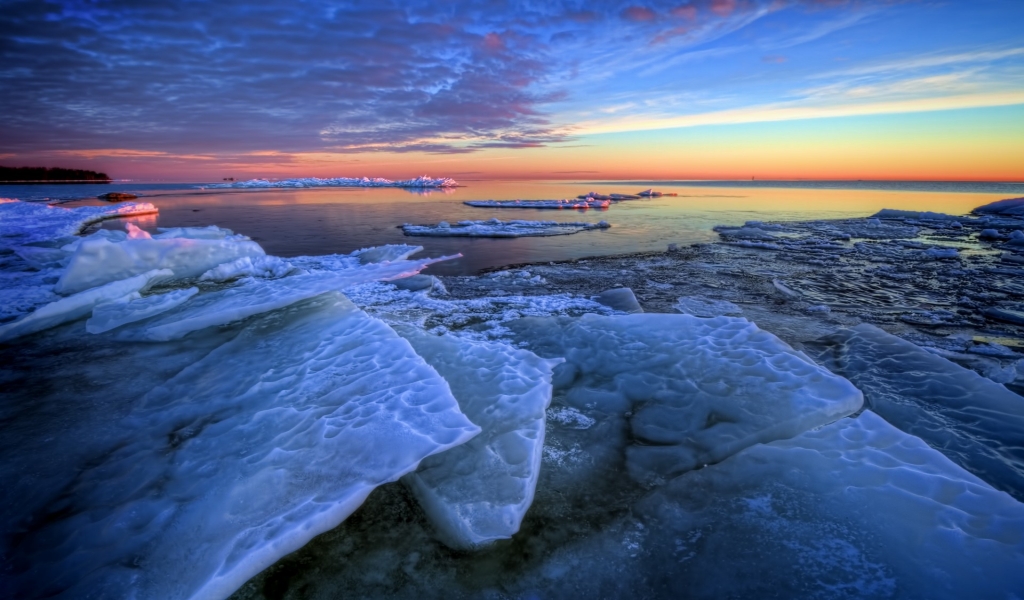 Frozen Landscape for 1024 x 600 widescreen resolution