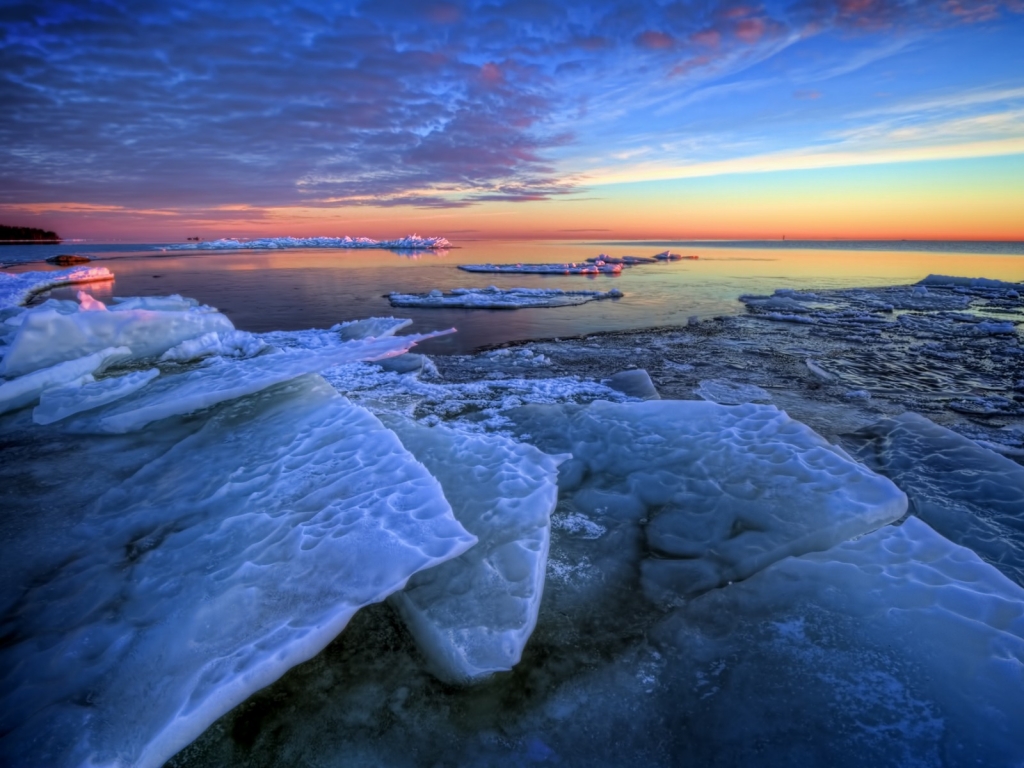 Frozen Landscape for 1024 x 768 resolution