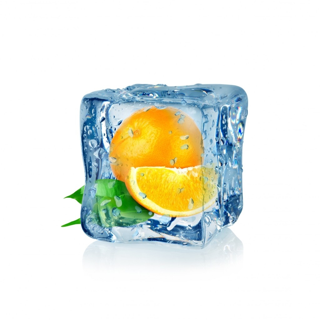 Frozen Orange for 1024 x 1024 iPad resolution