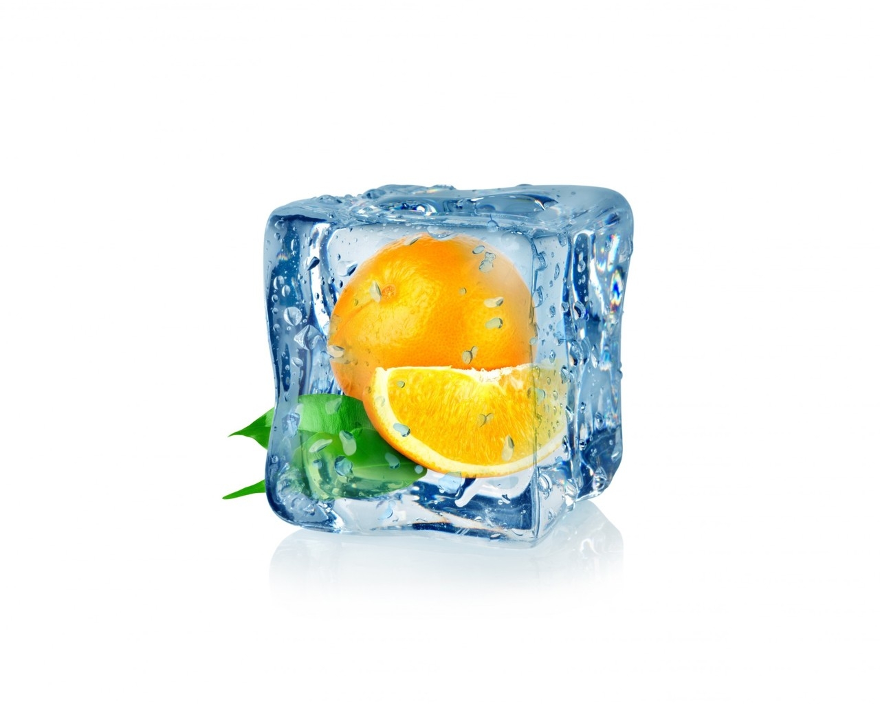 Frozen Orange for 1280 x 1024 resolution