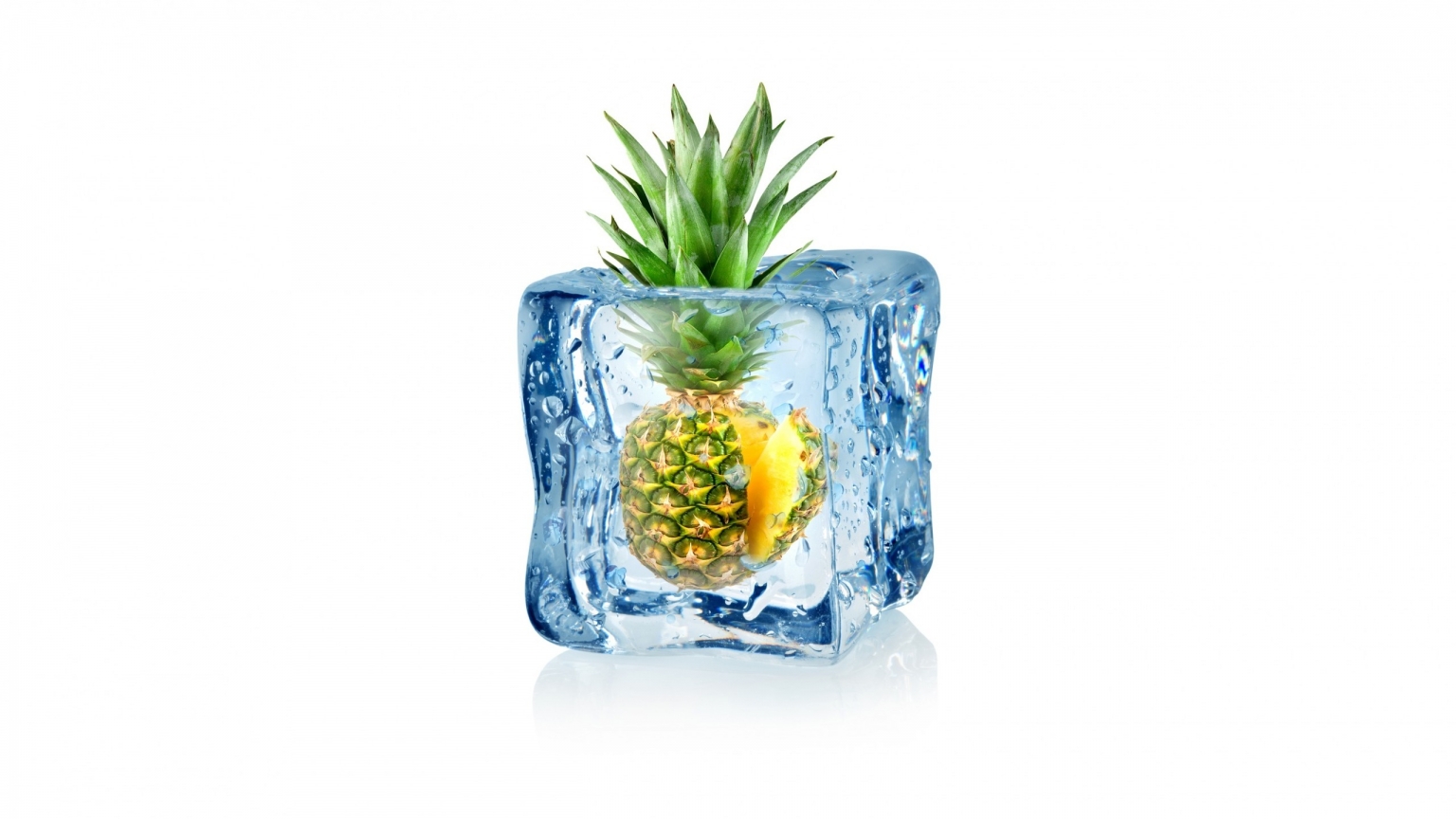 Frozen Pineapple for 1536 x 864 HDTV resolution