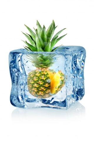 Frozen Pineapple for 320 x 480 iPhone resolution