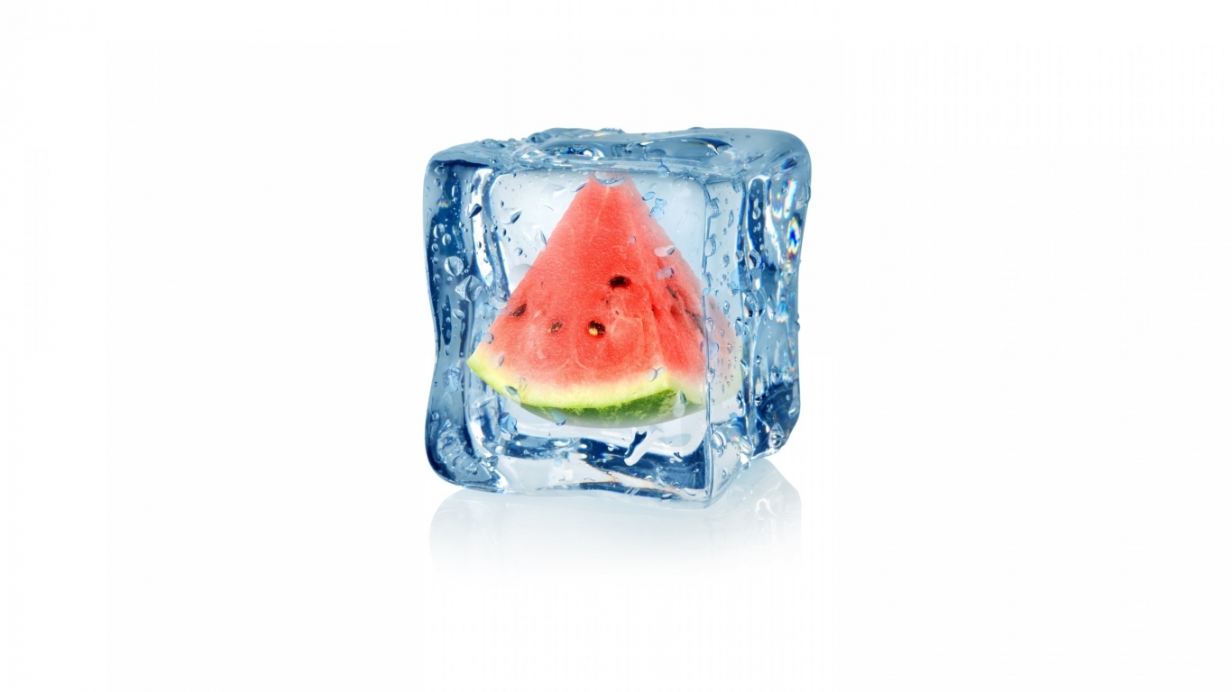 Frozen Watermelon  for 1366 x 768 HDTV resolution