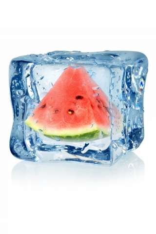 Frozen Watermelon  for 320 x 480 iPhone resolution