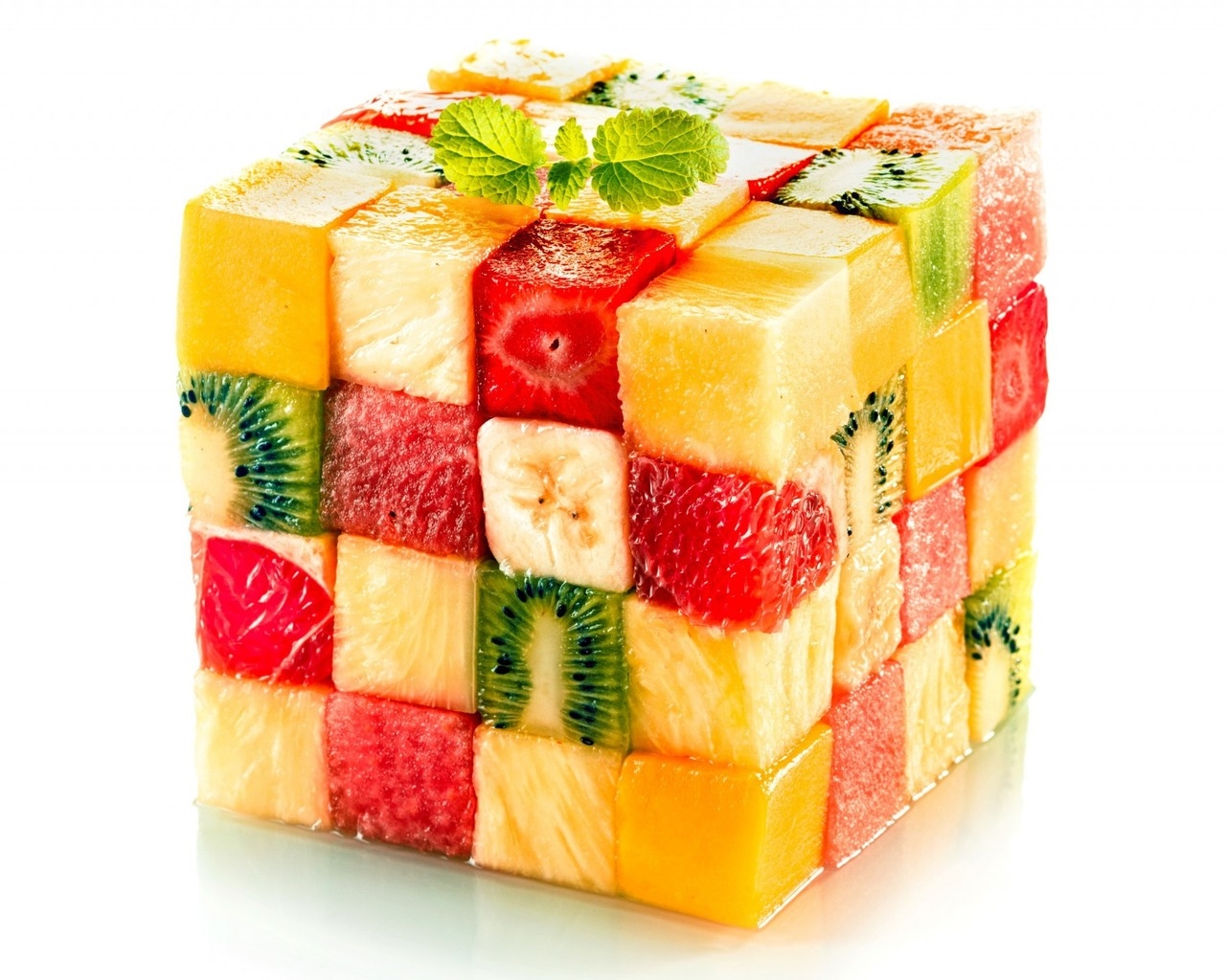 Fruit Salad Cube for 1280 x 1024 resolution