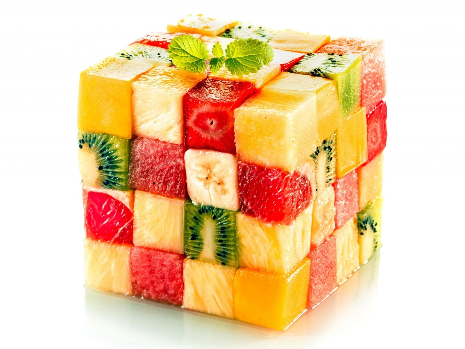 Fruit Salad Cube for 1600 x 1200 resolution