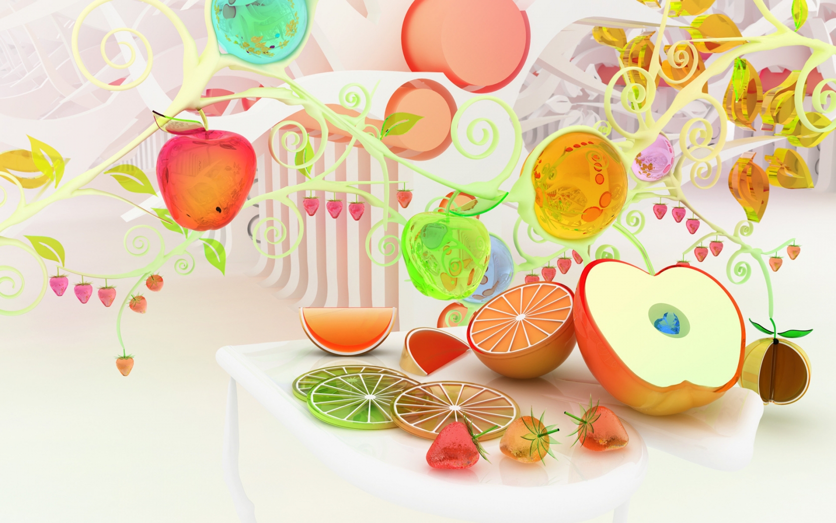 Fruits for 1680 x 1050 widescreen resolution