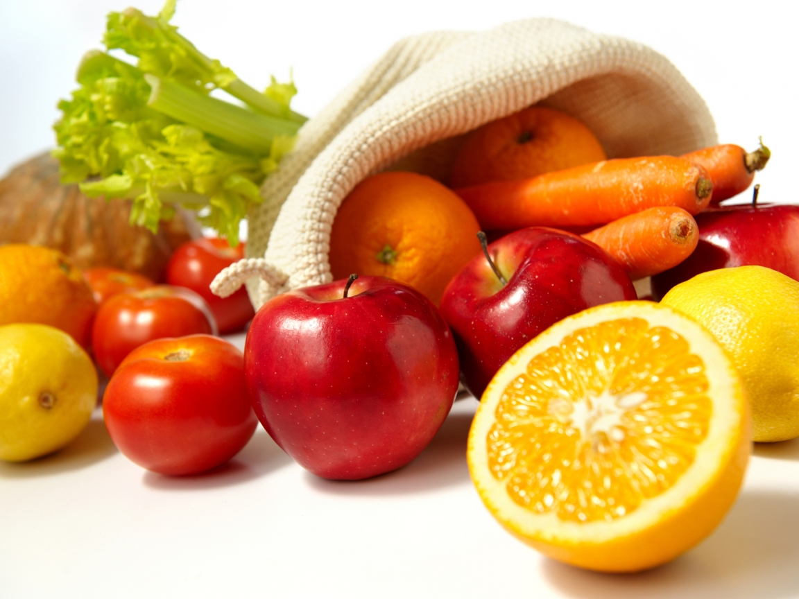 Fruits and Vegetables for 1152 x 864 resolution