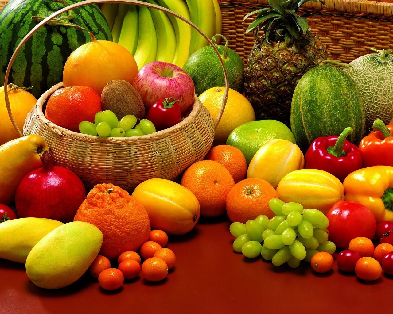 Fruits and Veggies for 1280 x 1024 resolution