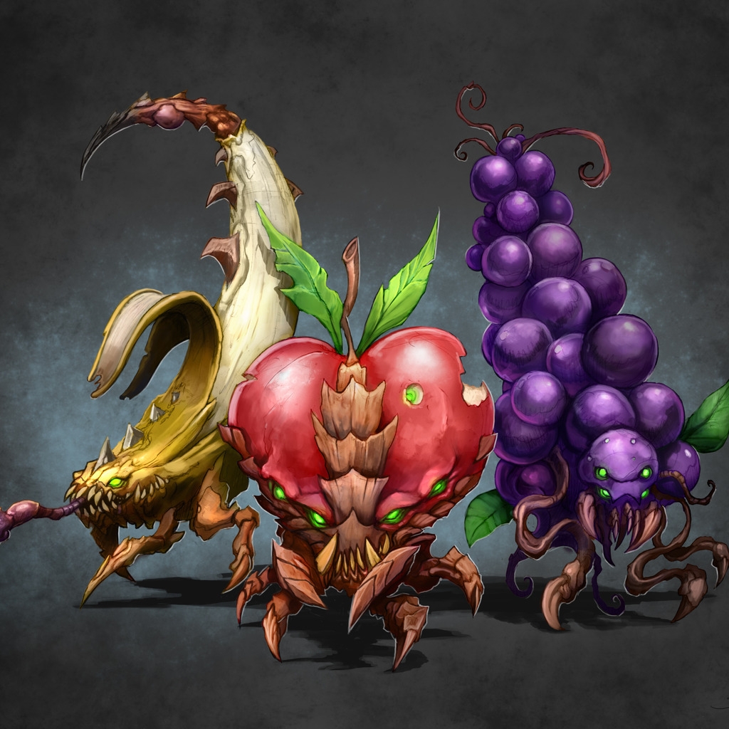 Fruits Starcraft 2 for 1024 x 1024 iPad resolution