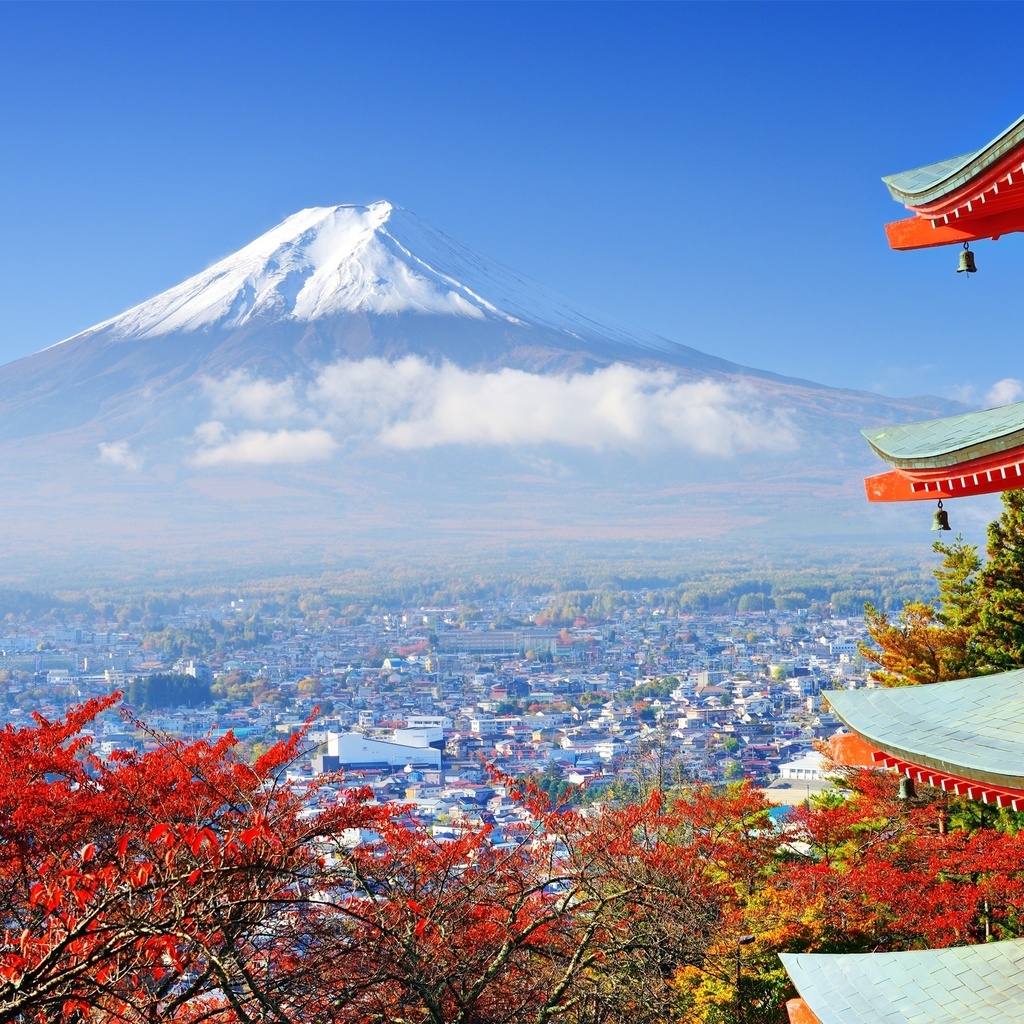 Fuji Mount in Japan for 1024 x 1024 iPad resolution