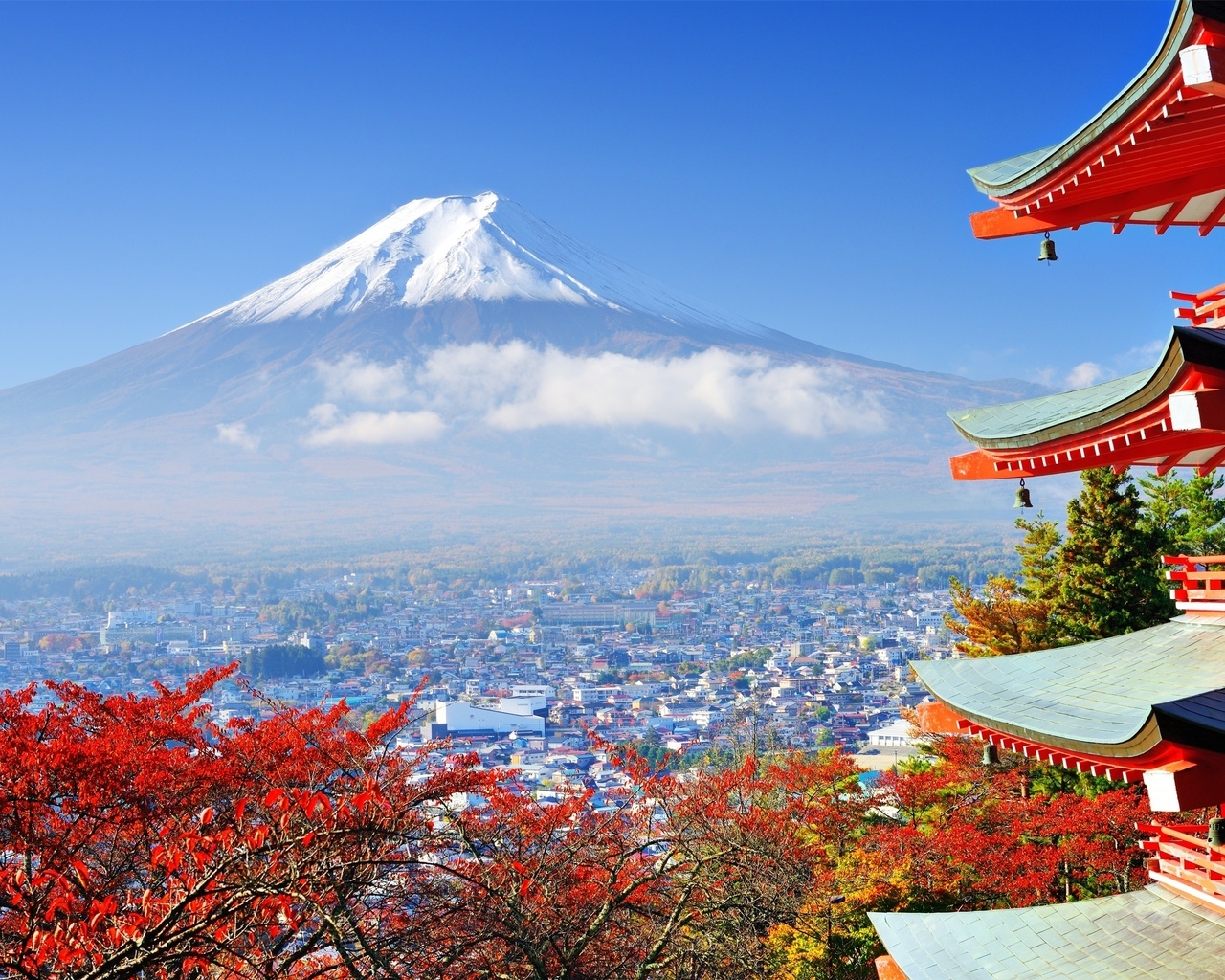 Fuji Mount in Japan for 1280 x 1024 resolution