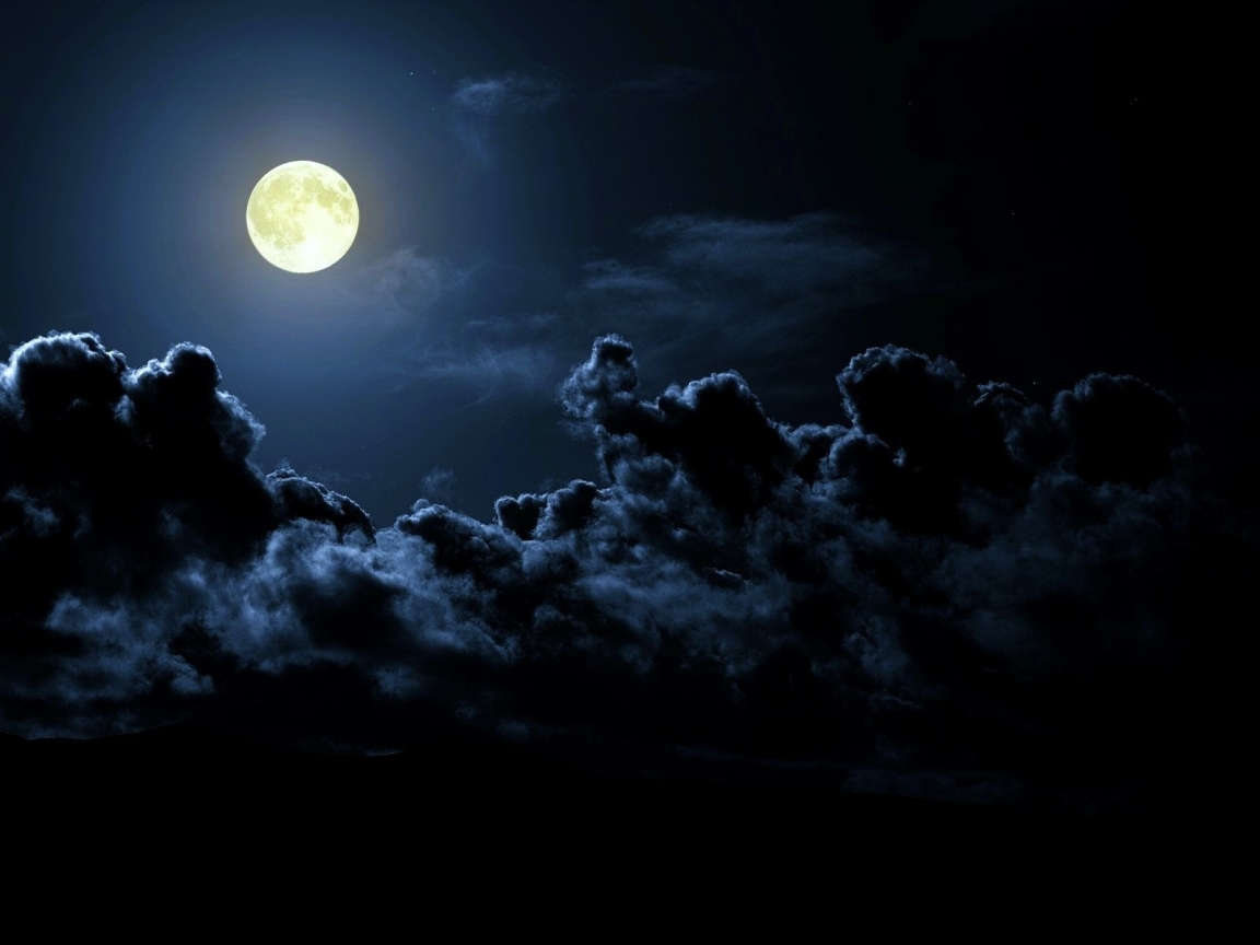 Full Moon Night for 1152 x 864 resolution