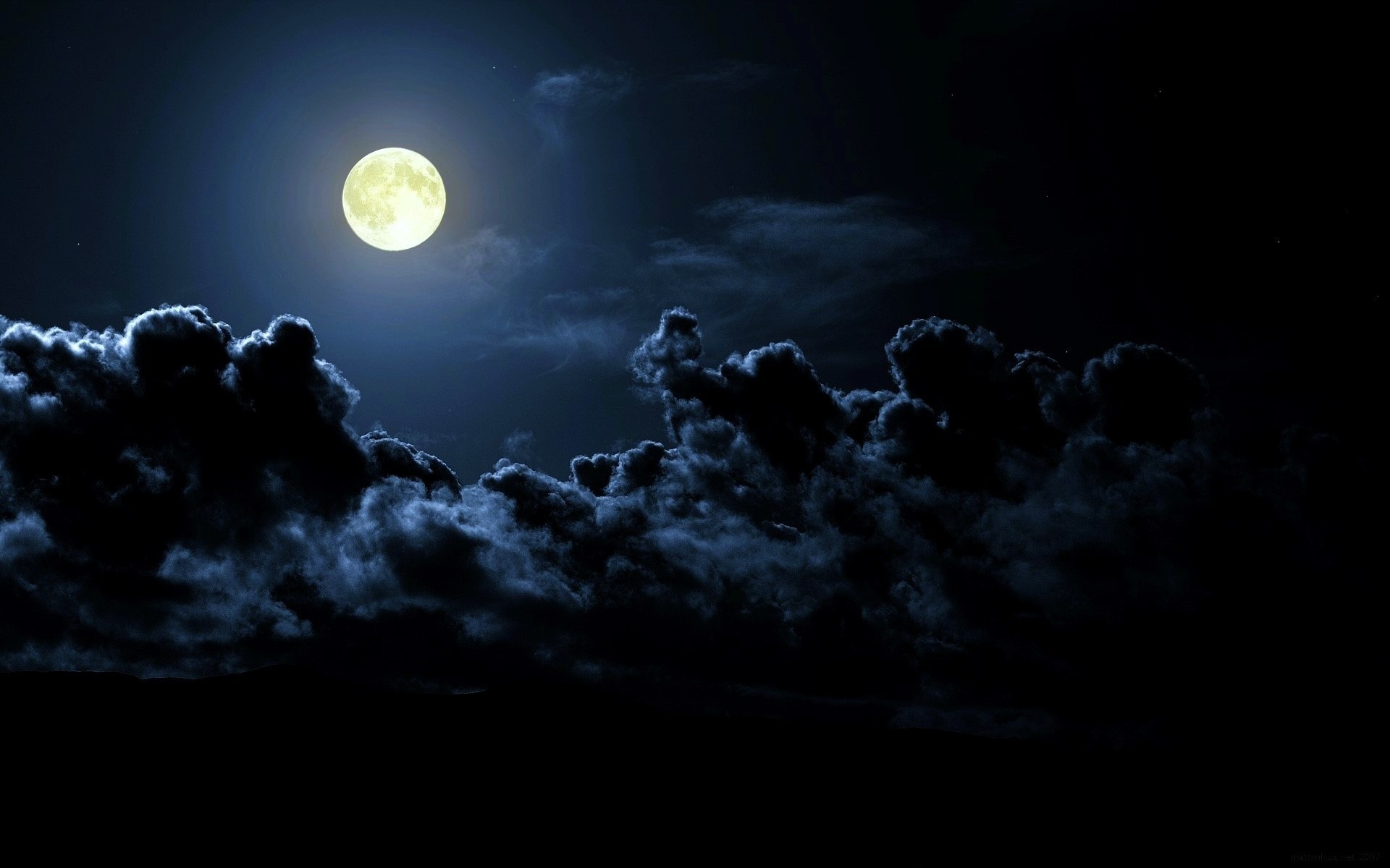 Full Moon Night for 1920 x 1200 widescreen resolution