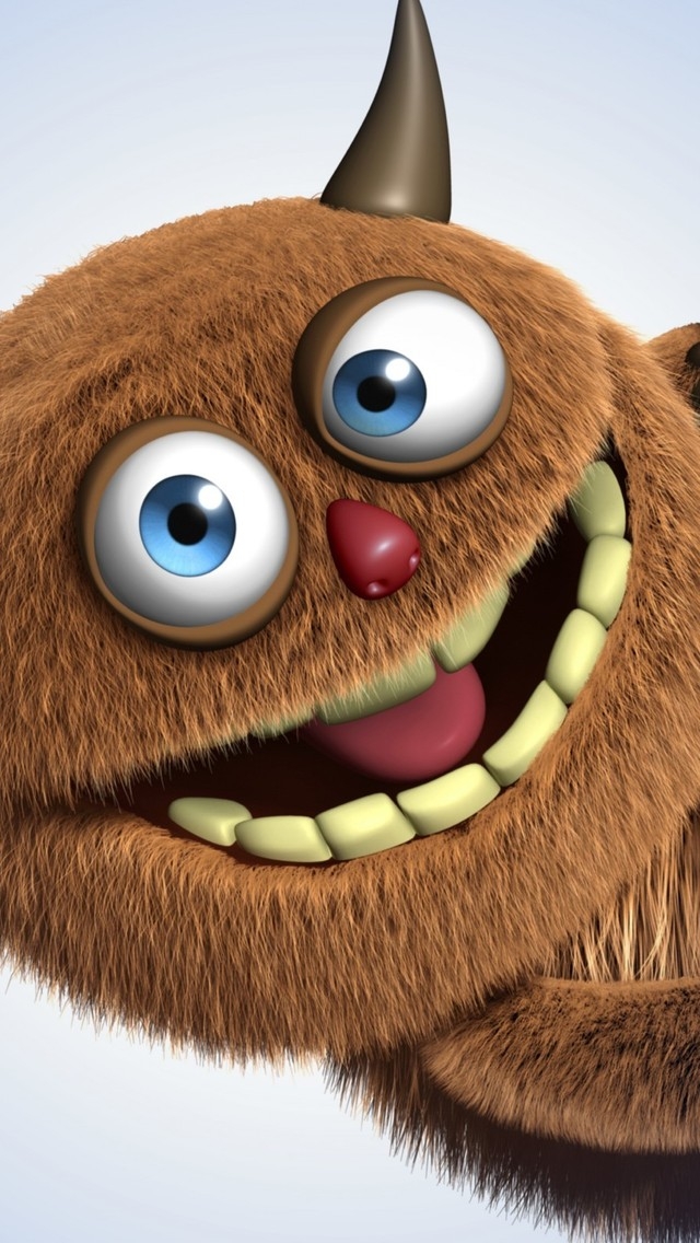 Funny Monster for 640 x 1136 iPhone 5 resolution