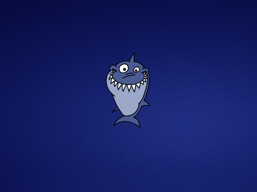 Funny Shark for 1024 x 768 resolution