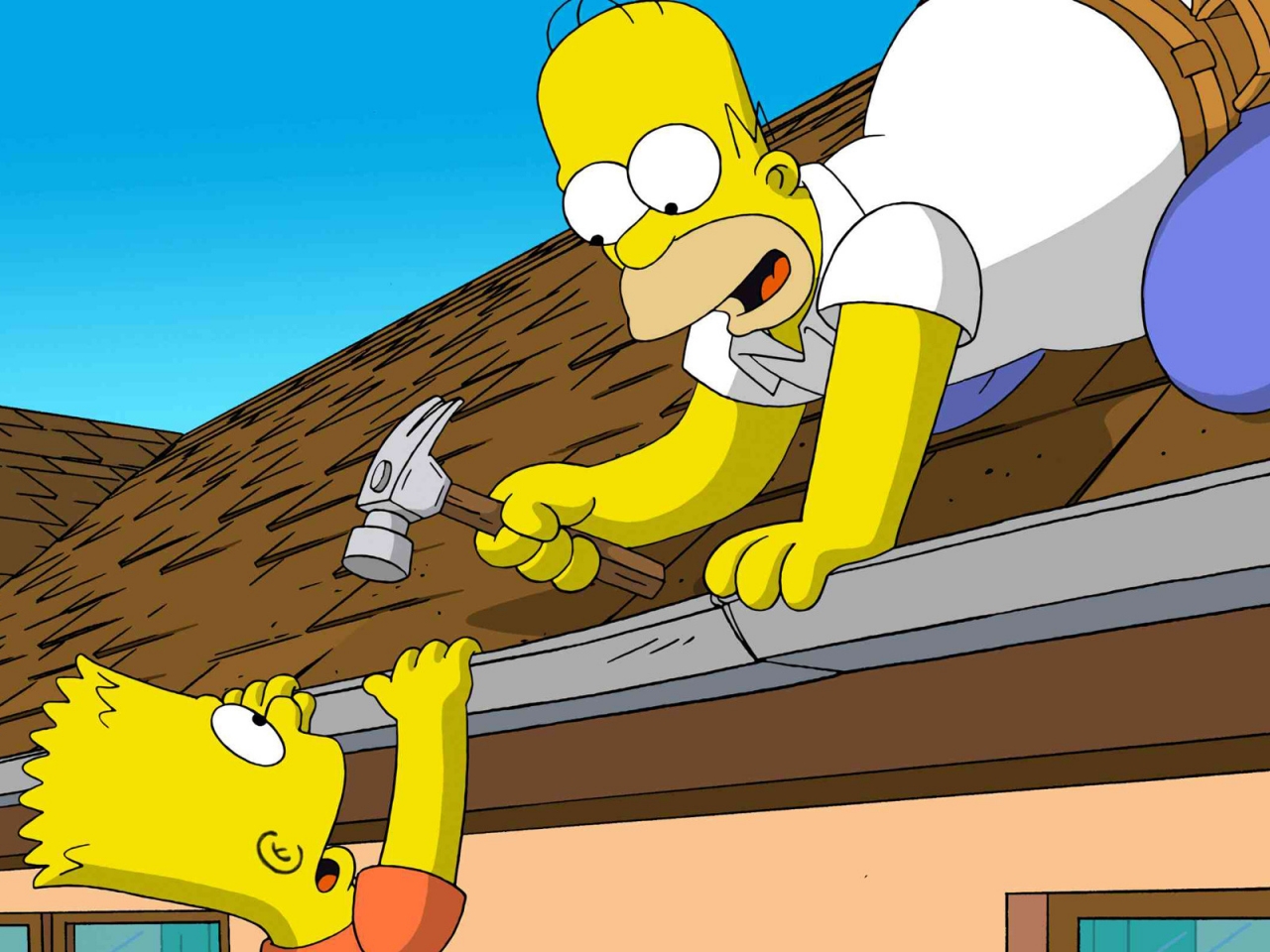 Funny Simpsons for 1280 x 960 resolution