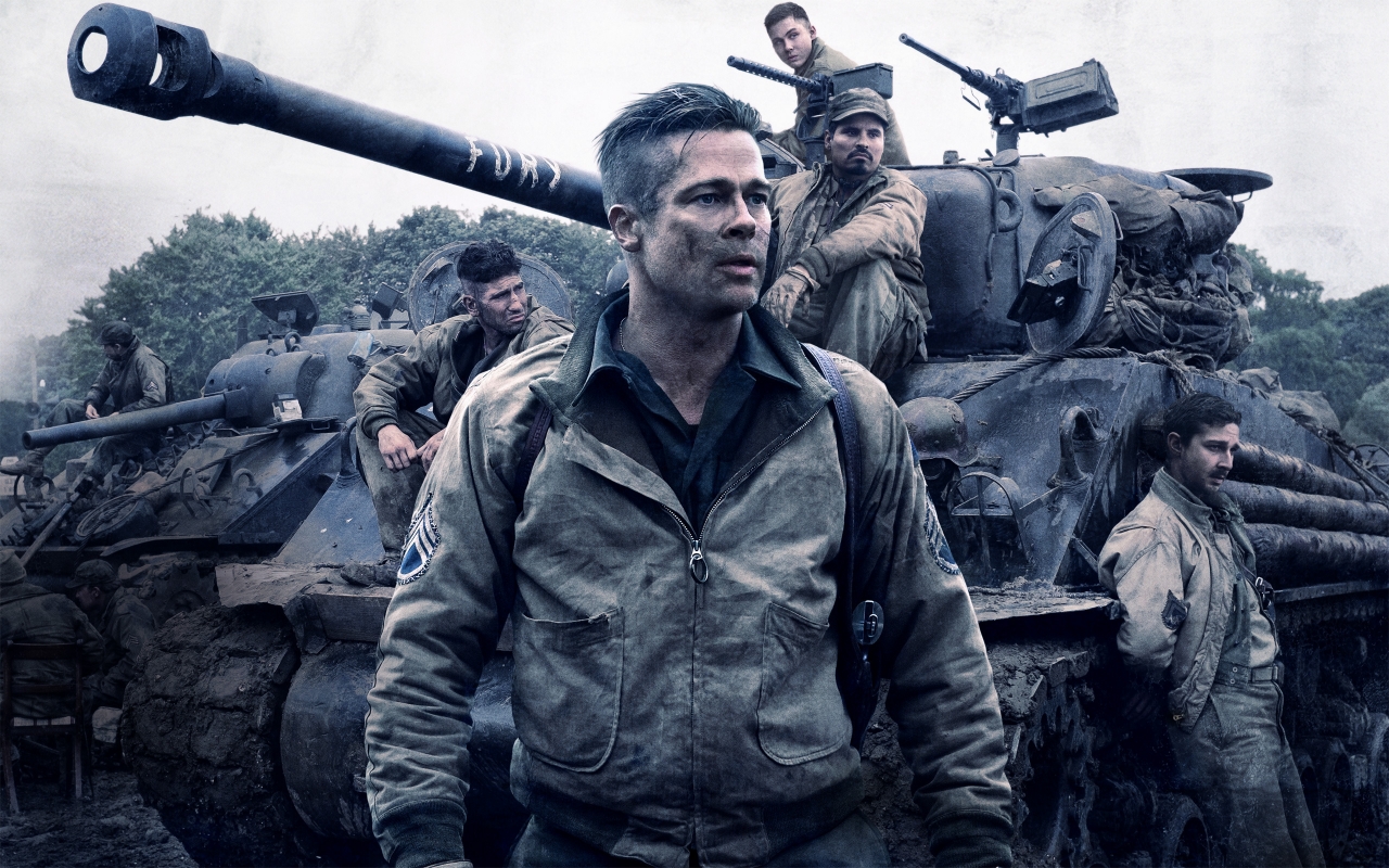 Fury Movie for 1280 x 800 widescreen resolution