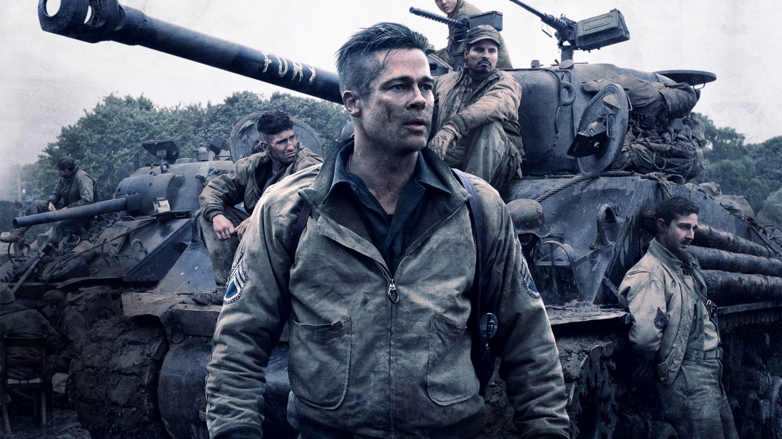 Fury Movie for 1536 x 864 HDTV resolution