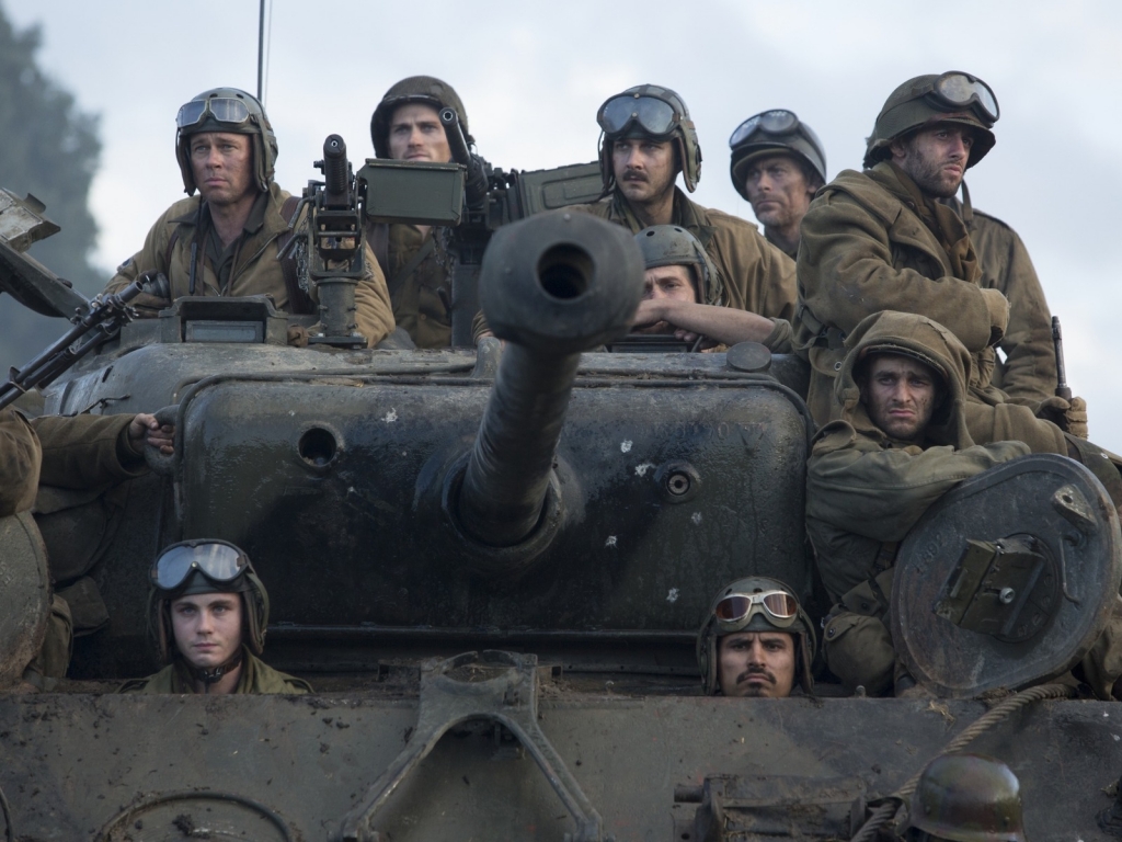 Fury Movie 2014 for 1024 x 768 resolution