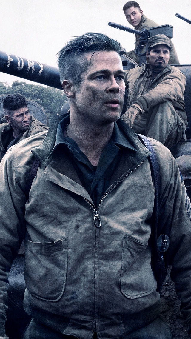 Fury Movie for 640 x 1136 iPhone 5 resolution