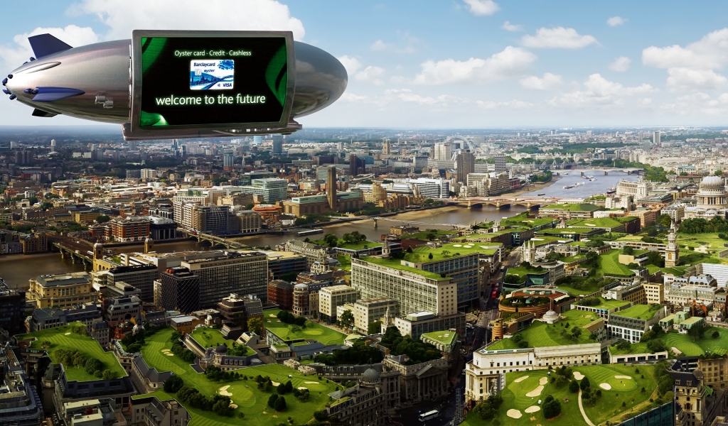 Future London for 1024 x 600 widescreen resolution