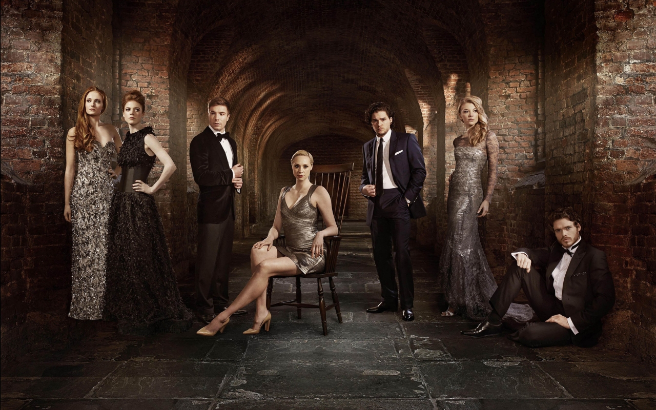 Game of Thrones Cast for 1280 x 800 widescreen resolution