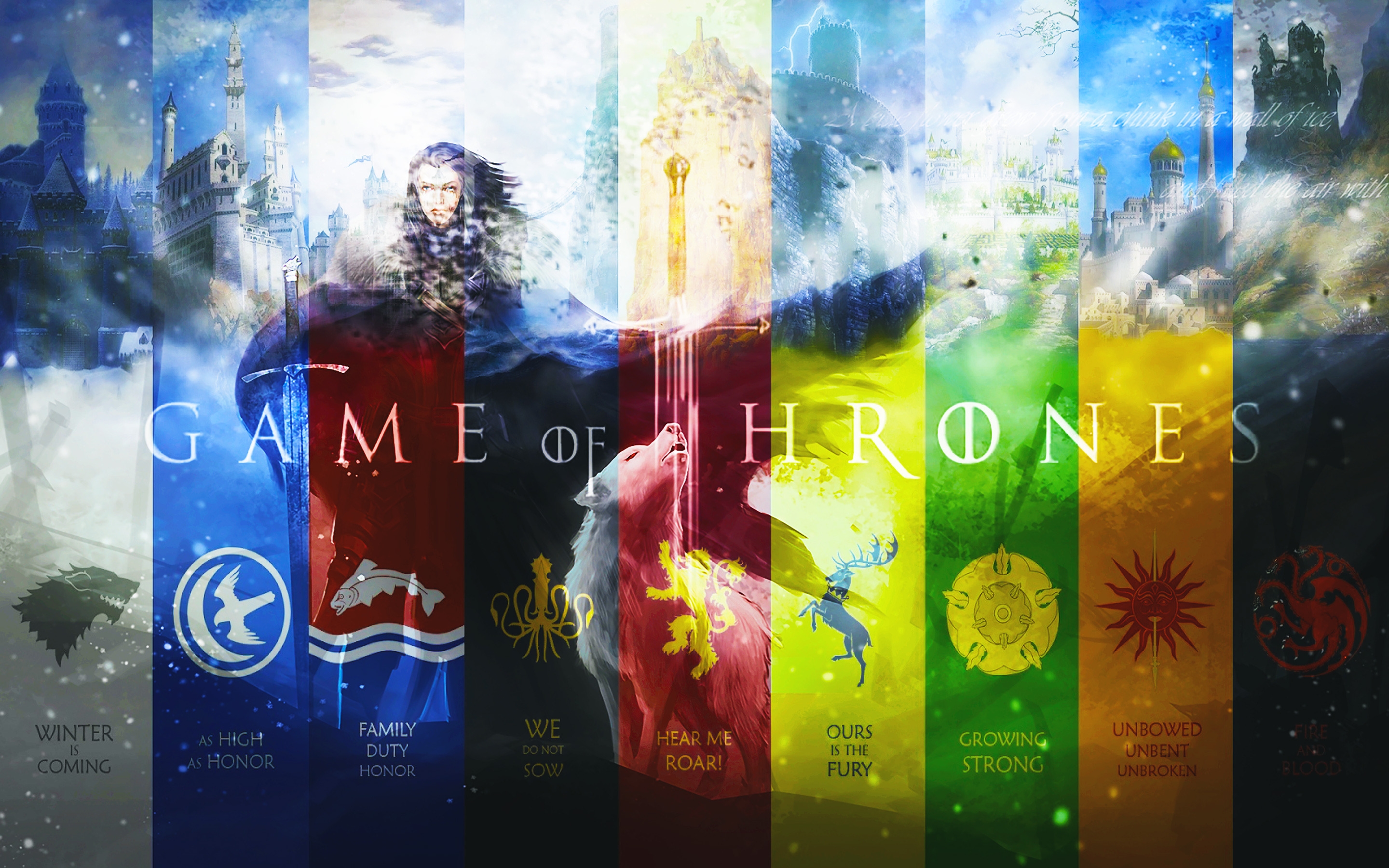 Game of Thrones Fan Art for 2880 x 1800 Retina Display resolution