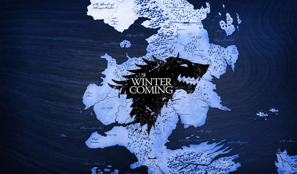 Game of Thrones Winter is Coming for 1024 x 600 widescreen resolution