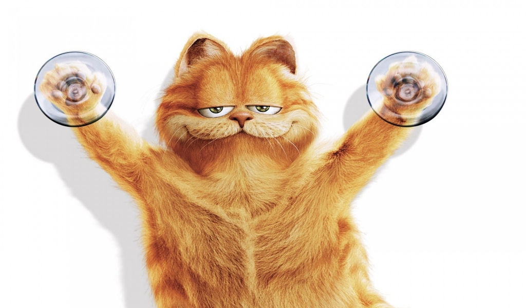 Garfield for 1024 x 600 widescreen resolution