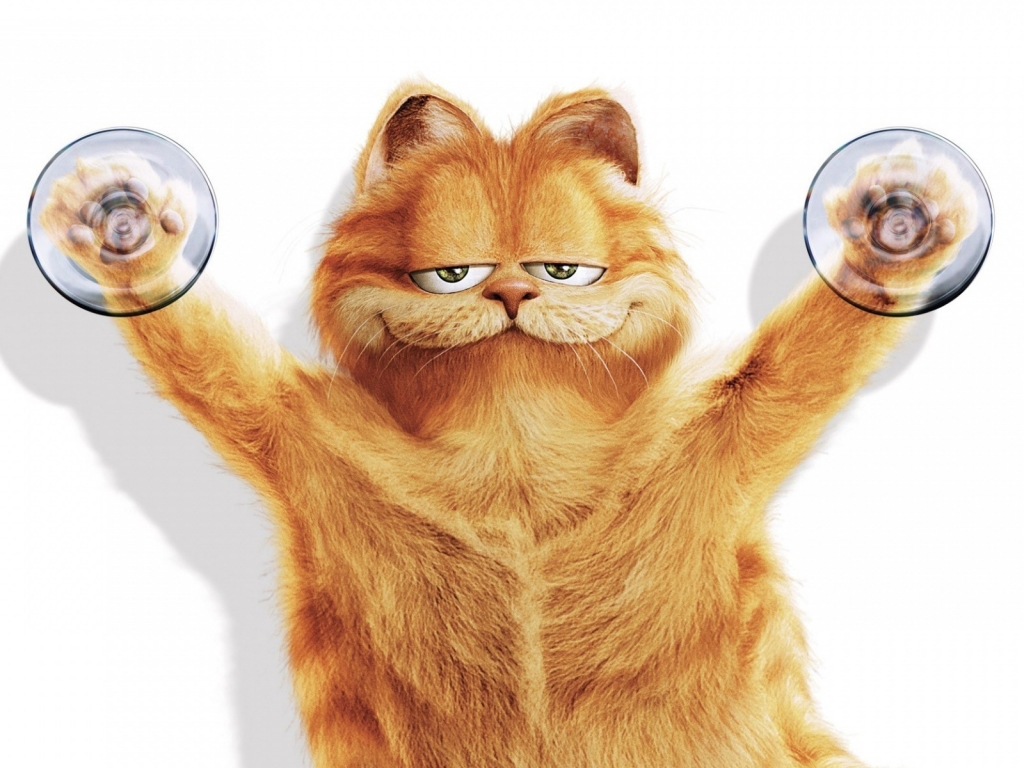 Garfield for 1024 x 768 resolution