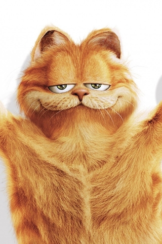 Garfield for 320 x 480 iPhone resolution