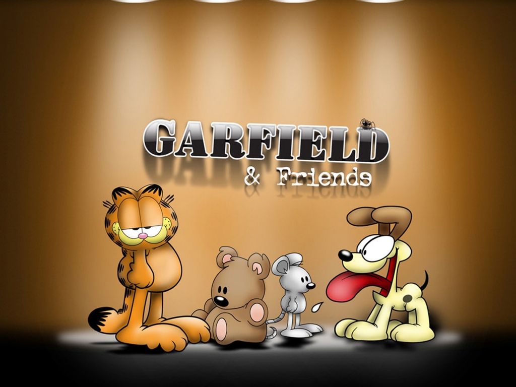 Garfield and Friends for 1024 x 768 resolution