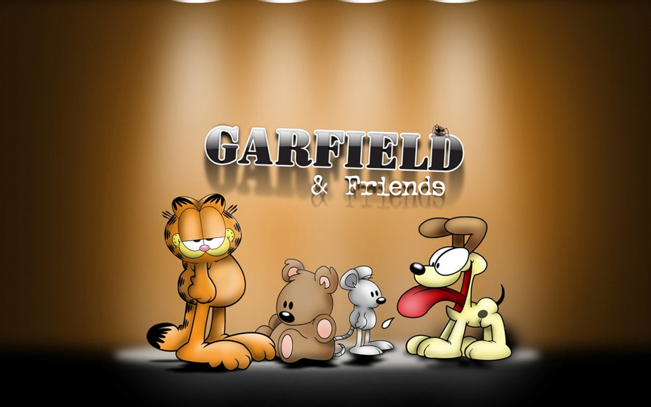Garfield and Friends for 1280 x 800 widescreen resolution