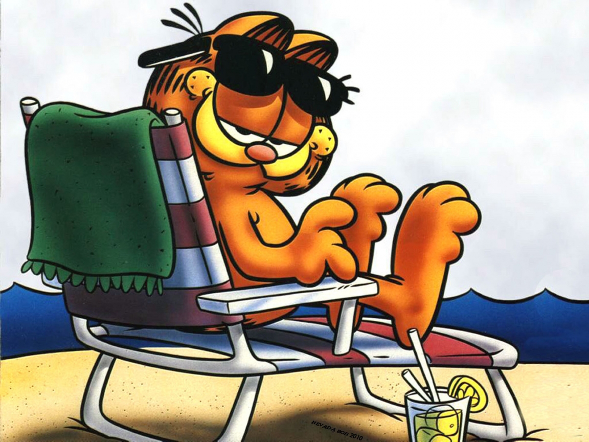 Garfield Animated for 1152 x 864 resolution