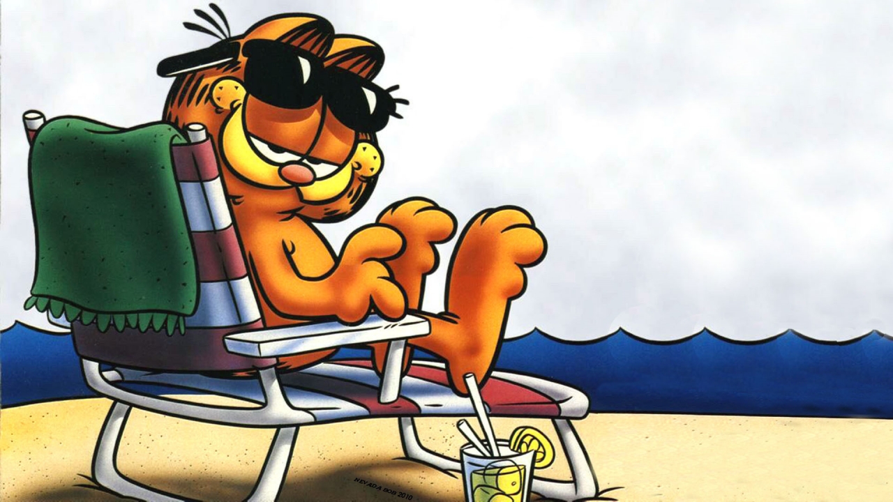 Garfield Animated for 1280 x 720 HDTV 720p resolution
