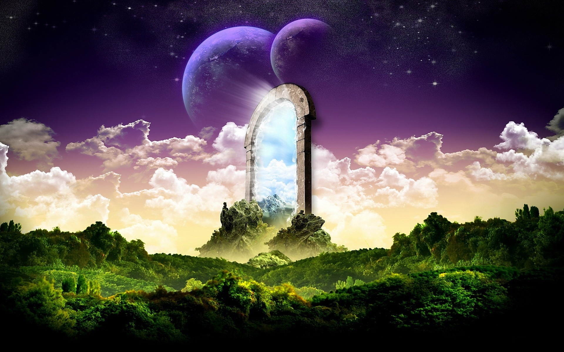 Gateway to a new world for 1920 x 1200 widescreen resolution