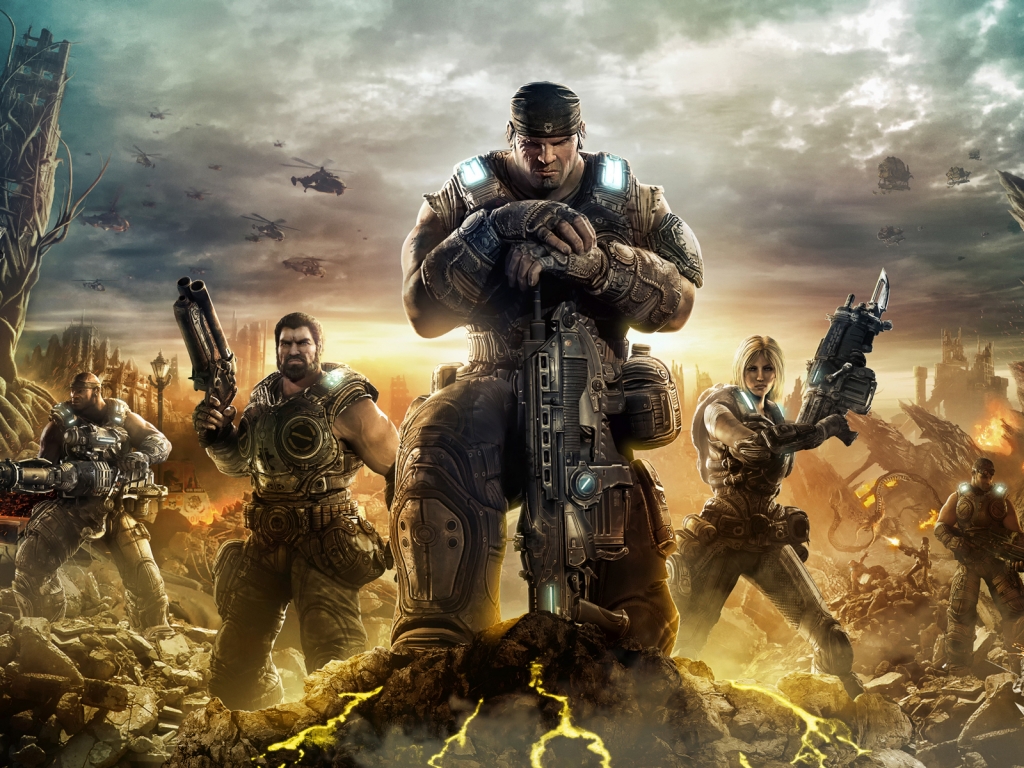 Gears of War 3 for 1024 x 768 resolution