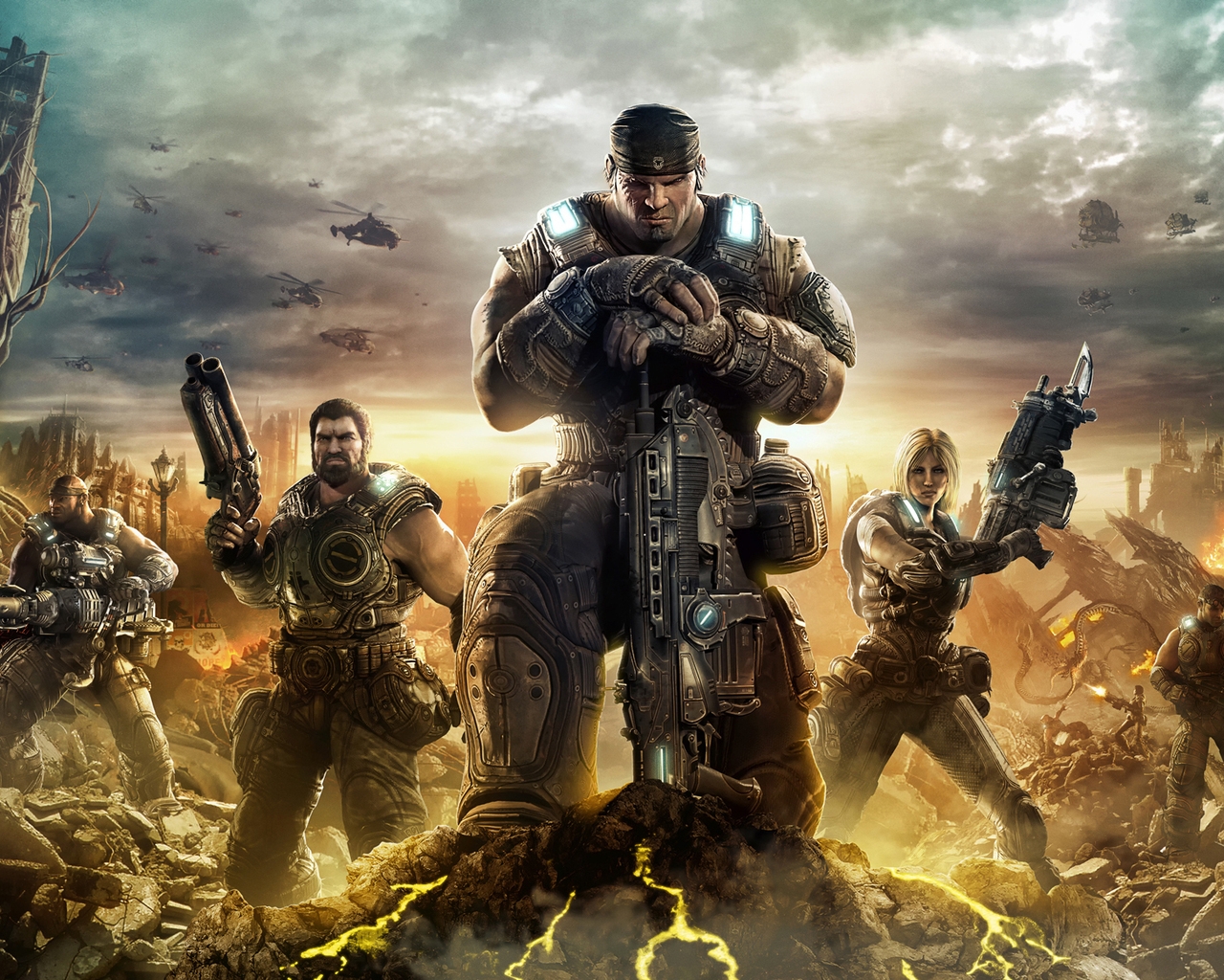 Gears of War 3 for 1280 x 1024 resolution