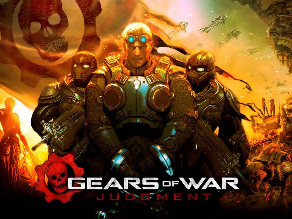 Gears of War Judgment Game for 1024 x 768 resolution