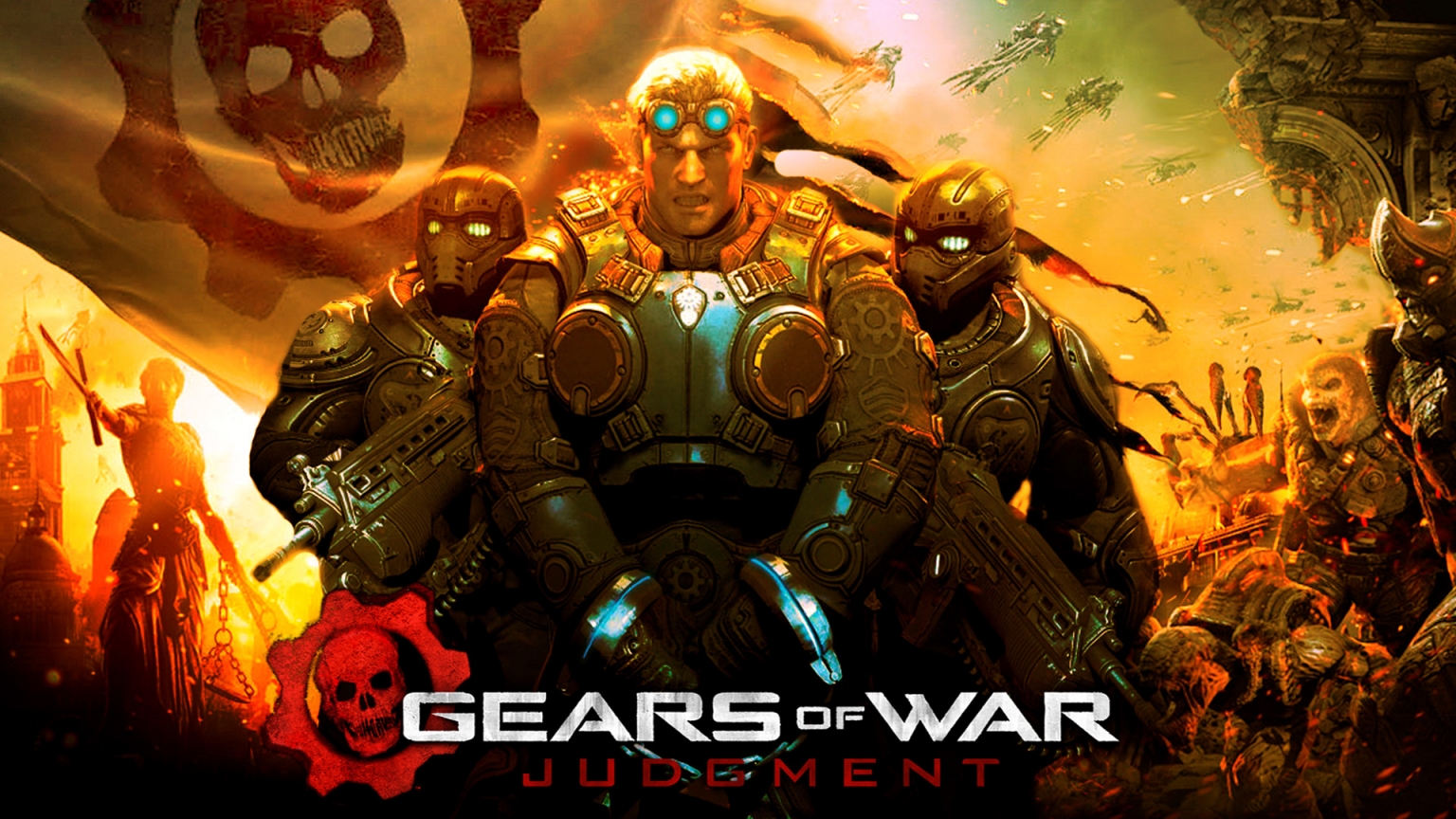 Gears of War Judgment Game for 1536 x 864 HDTV resolution