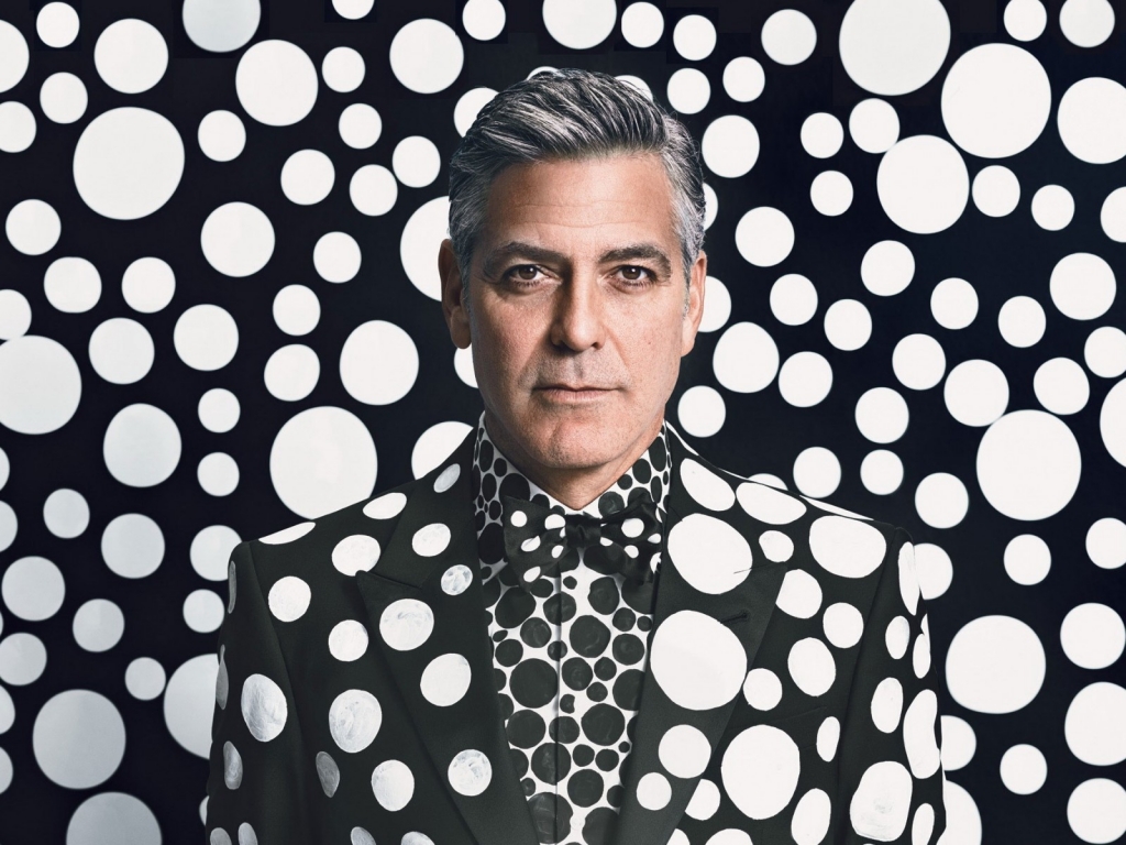George Clooney Portrait for 1024 x 768 resolution