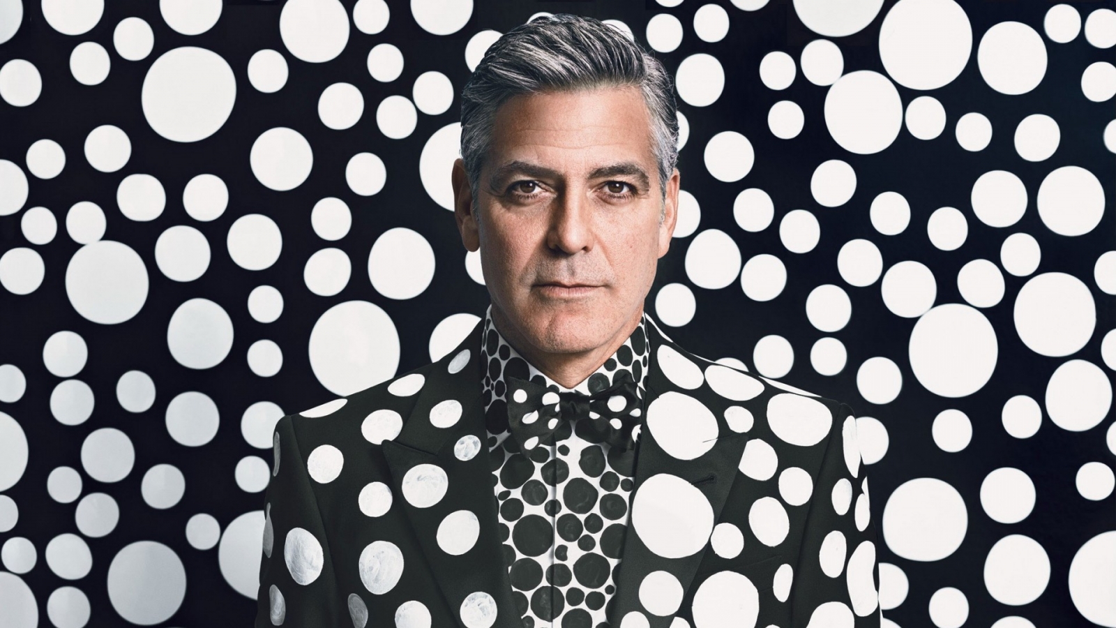 George Clooney Portrait for 1600 x 900 HDTV resolution