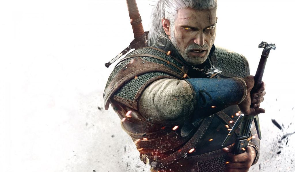 Geralt The Witcher 3 Wild Hunt for 1024 x 600 widescreen resolution