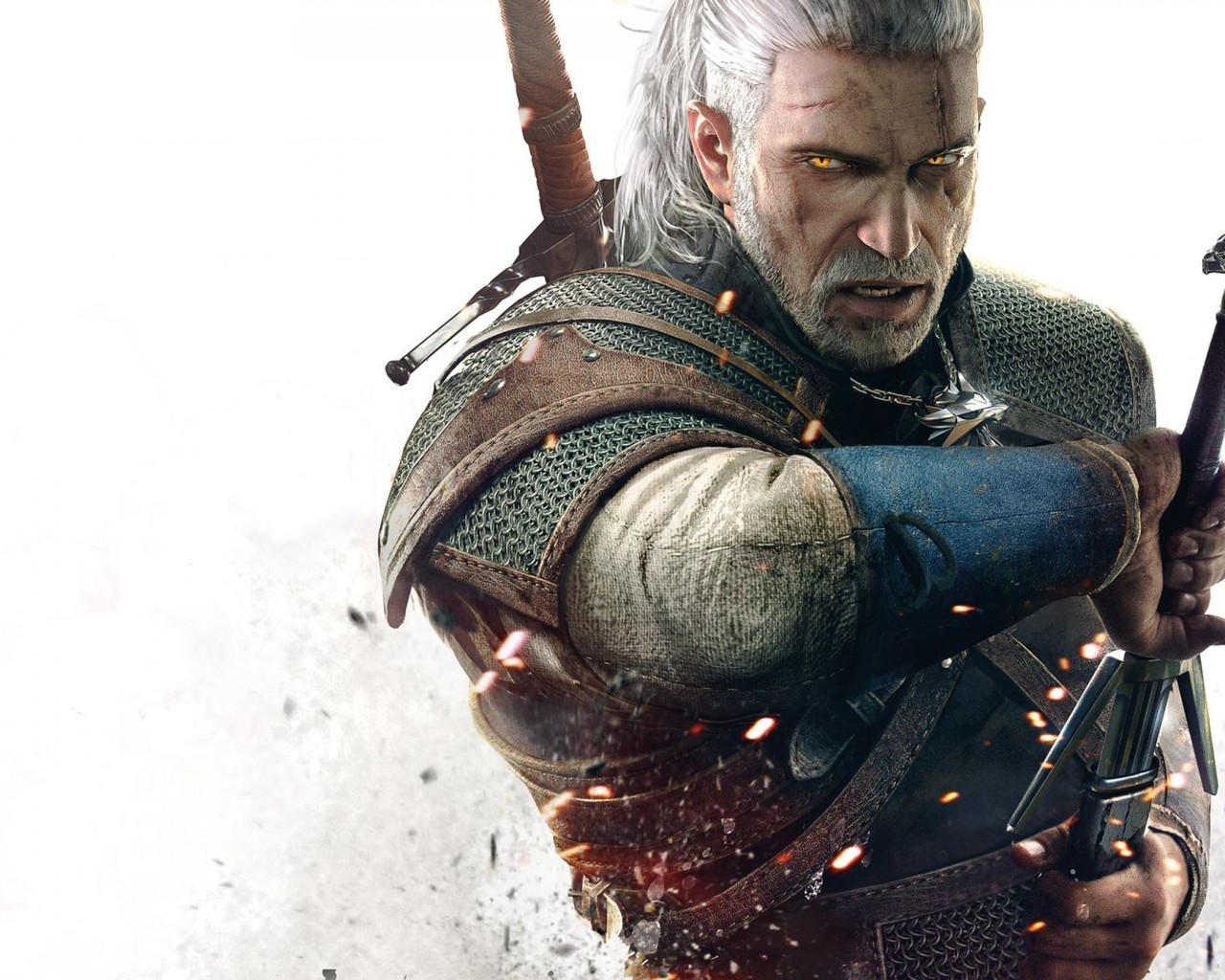 Geralt The Witcher 3 Wild Hunt for 1280 x 1024 resolution