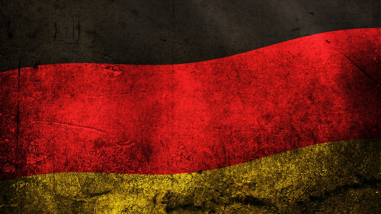 Germany Grunge Flag for 1280 x 720 HDTV 720p resolution