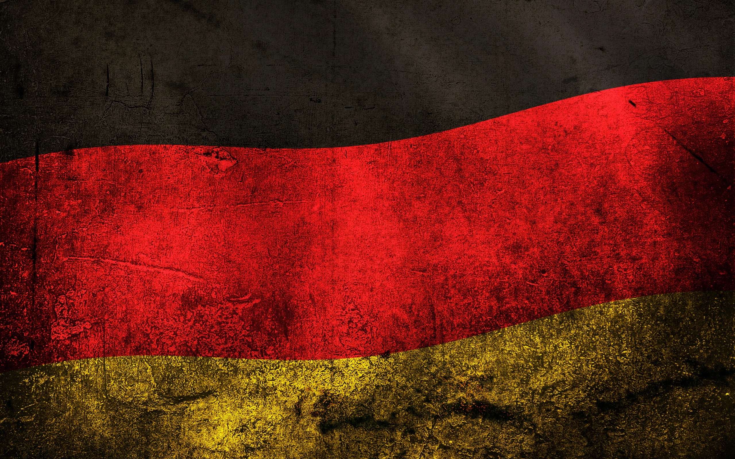 Germany Grunge Flag for 2560 x 1600 widescreen resolution