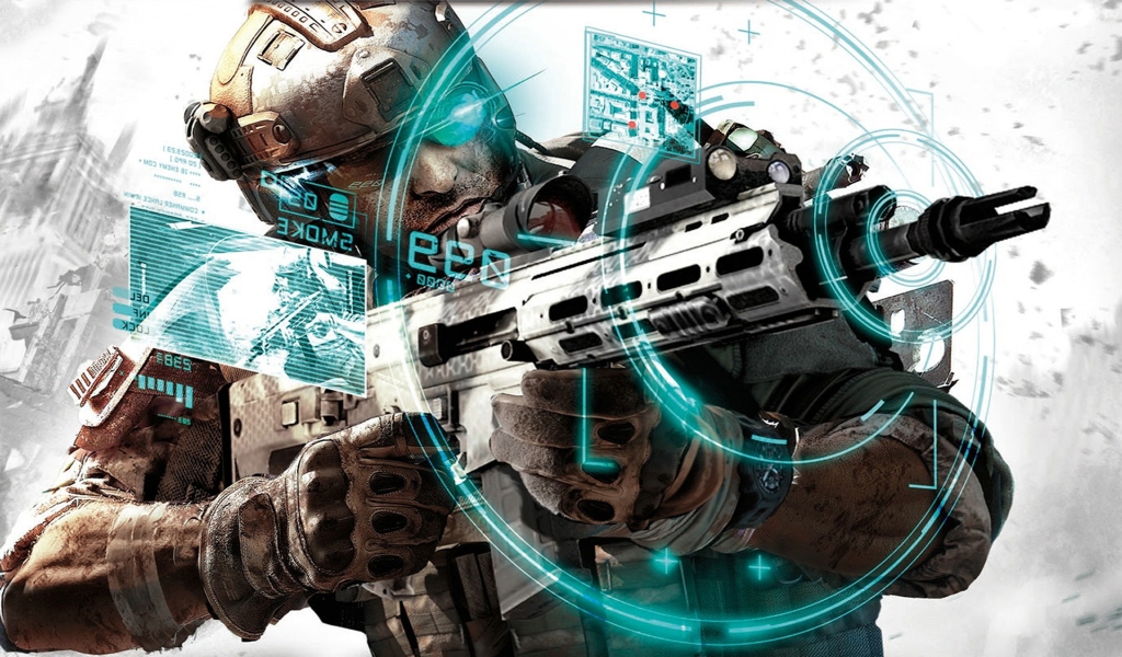 Ghost Recon Future Soldier for 1024 x 600 widescreen resolution