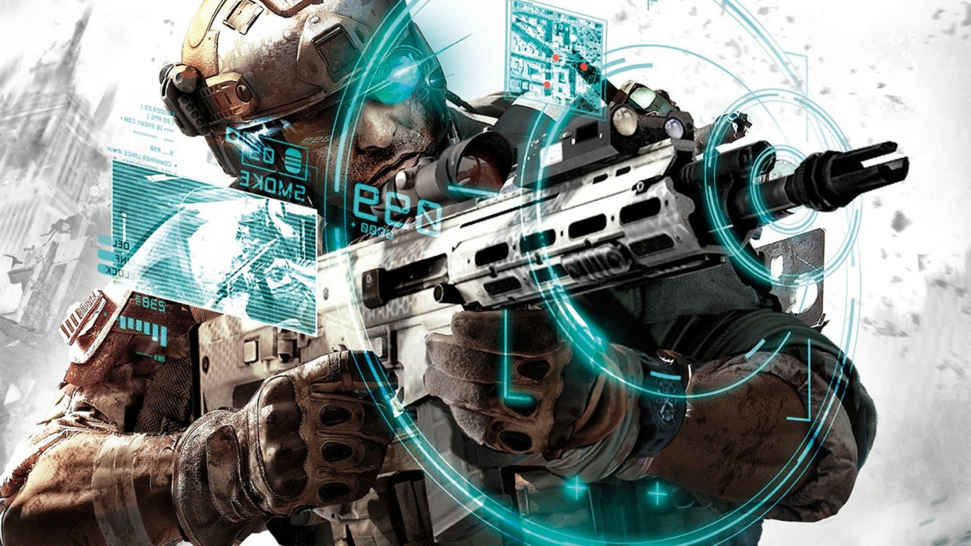 Ghost Recon Future Soldier for 1366 x 768 HDTV resolution