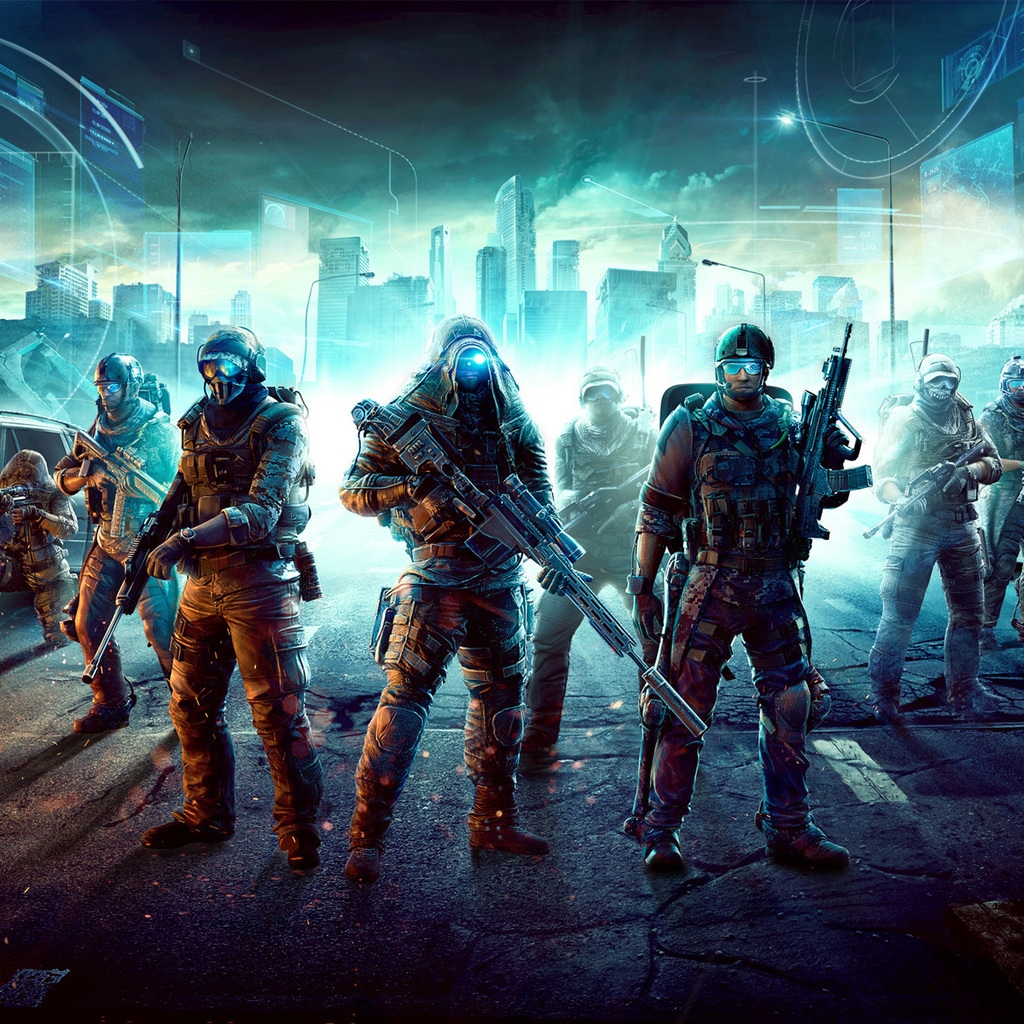 Ghost Recon Future Soldier Ubisoft for 1024 x 1024 iPad resolution